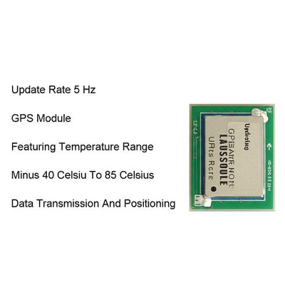 Update Rate 5 Hz GPS-module met temperatuurbereik van -40 Celsius tot 85 Celsius voor gegevensoverdracht en positionering